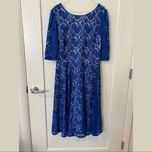 Blue Lace Dress